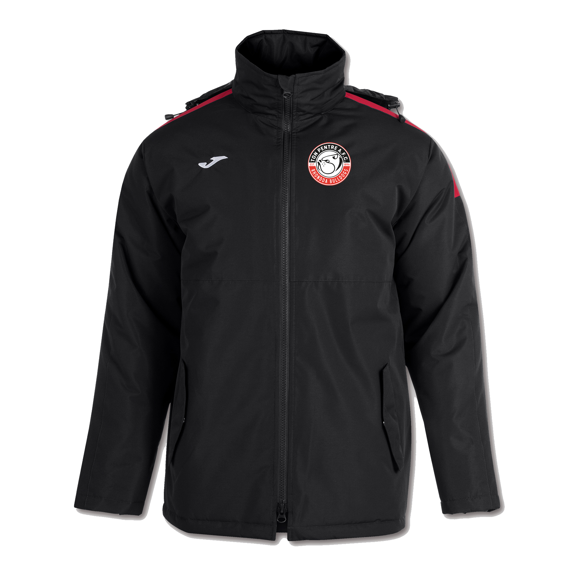 TON PENTRE - Trivor Bench Jacket (Black/Red) - LCL Teamwear